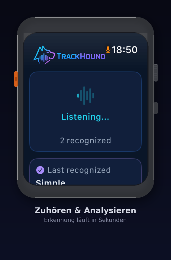TrackHound Watch – Listening