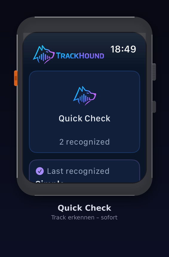 TrackHound Watch – Quick Check